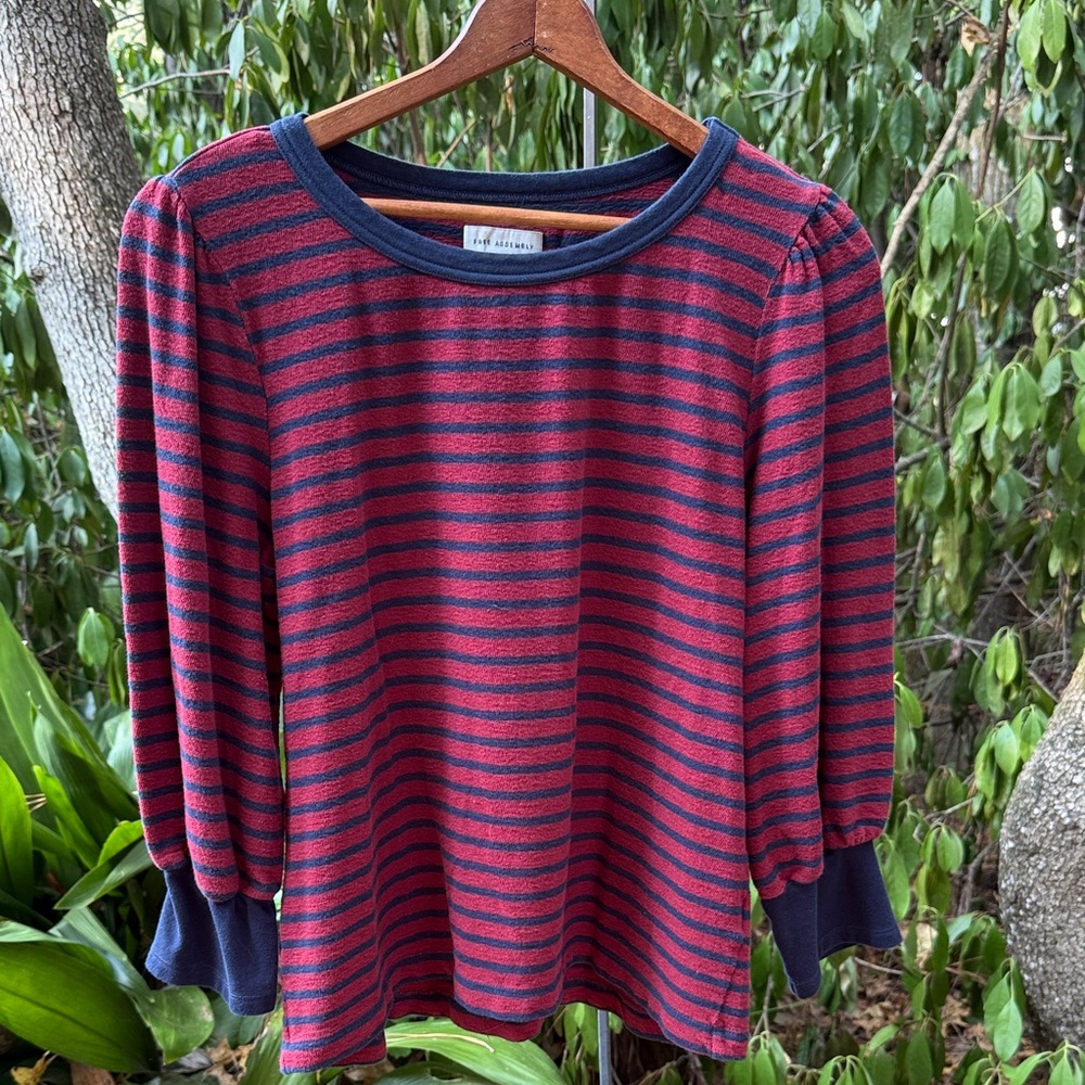 Striped Free Assembly Top